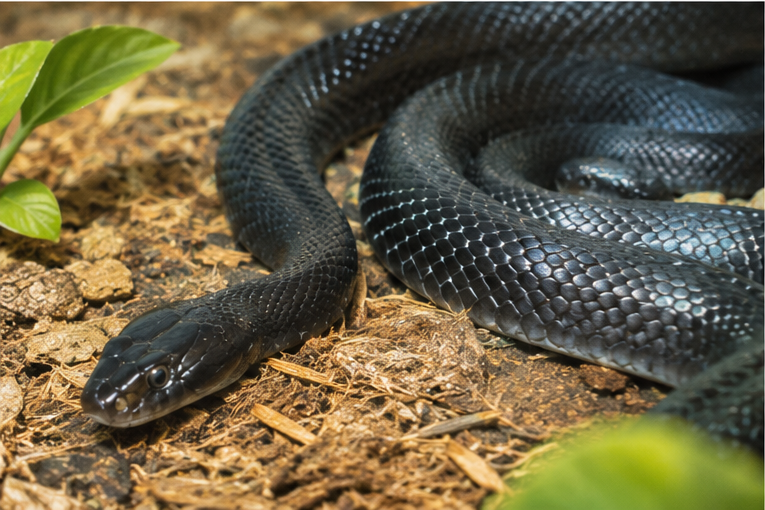 Papuan Black Snake (Pseudechis papuanus)