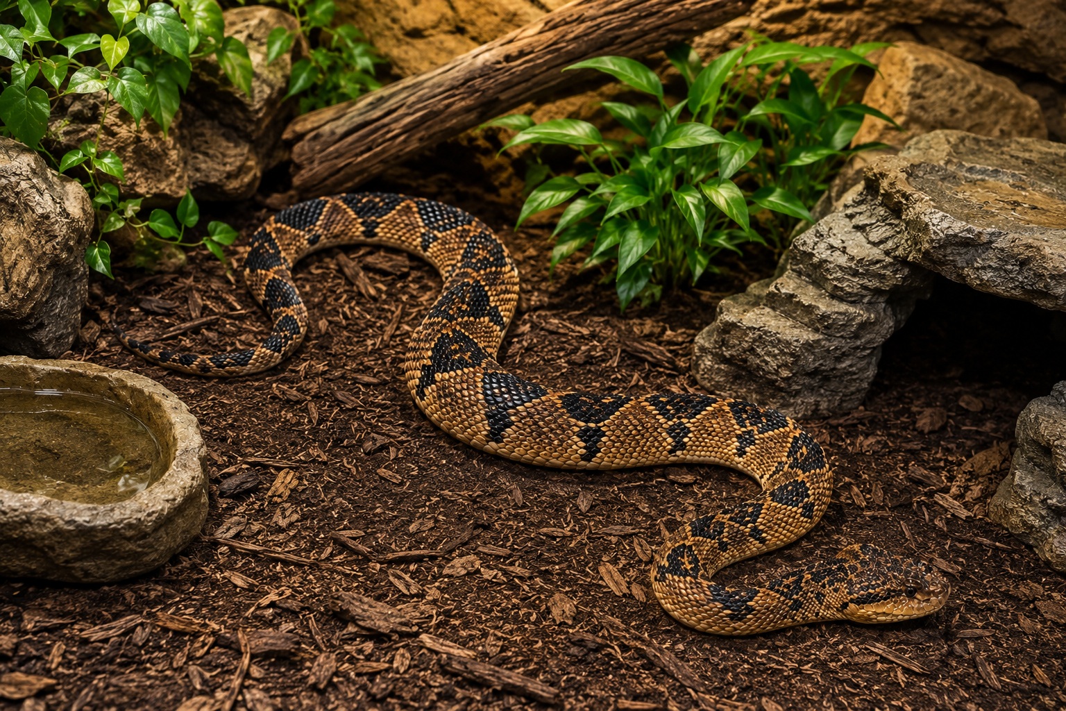 Bushmaster (Lachesis muta)