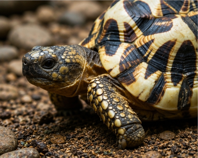 Burmese Star Tortoise (Geochelone platynota)