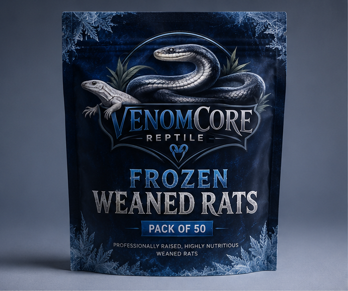 Frozen Weaned Rats (Pack of 50)