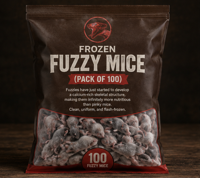 Frozen Fuzzy Mice (Pack of 100)